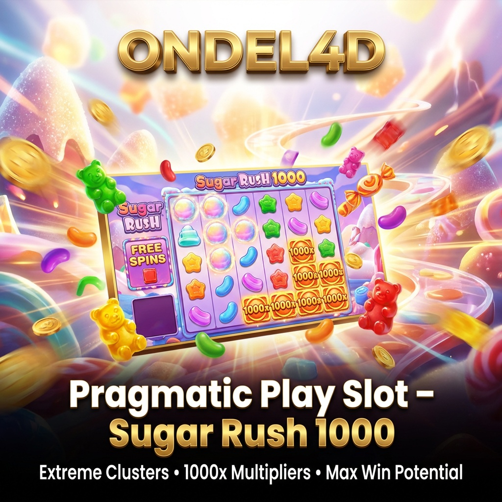 Sugar Rush 1000 Pragmatic Play di ONDEL4D: Versi Paling Brutal Dunia Permen
